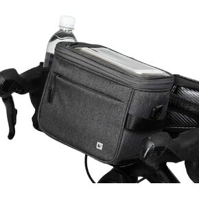 Rhinowalk Bike Basket,Lunch Box Insulated Bike Handlebar Bag Bike Front Bag Camera Bag Handbag Phone Bag with Touch Screen Shoulder Strap Professional Cycling Accessories
