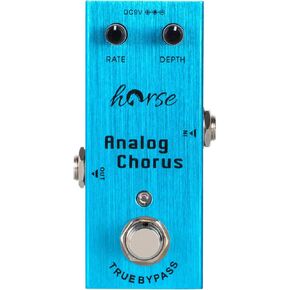 دواسة ضاغط، دواسات تأثيرات جيتار كهربائي للحصان، دواسات صغيرة من النوع الفردي DC 9V True Bypass (رمادي داكن)