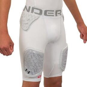 UNDER ARMOUR Gameday Pro 5-Pad Football Girdle Pant, Comfortable Compression & Protection for Practice & Game Day, Youth Boy's
