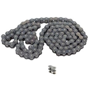 80 Roller Chain 10 Feet Carbon Steel 120 Links with 1 Connecting Links