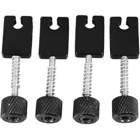 Metal Electric Bass Saddle, 4Pcs Headless Bass String Bridge Saddle, Good Resonance, Wide Compatibility for Replacement
