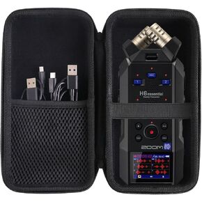 JINMEI Hard EVA Carrying Case Compatible with Zoom H6 essential (2024 Model, Essential Series)/Zoom H6 6-Track Portable Recorder Case