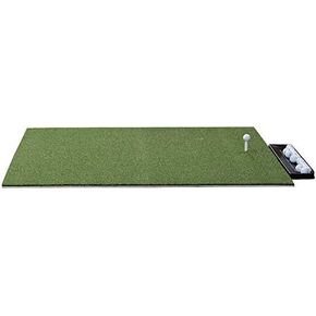 DuraPRO Premium Residential Golf Mat - Premium Turf Indoor/Outdoor Mat - Golf Stance Mat for Pros & Beginners w/Golf Accessories (Golf Tray + 3 Rubber Golf Tees)