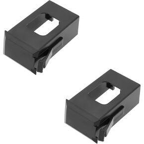 SING F LTD 2Pcs 9V Guitar Pickup Battery Case Holder Plastic Box for Acoustic Guitar EQ-7545R Guitar Battery Box Cover 51.5x28.5x19mm Black