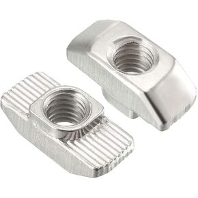 M4-30Profiles（20pcs) Threaded T-Nuts Hammerhead Fastener Nuts Sliding T-Nuts, 304 Stainless Steel Nuts for 20/30/40/45 Series Aluminium Extrusions T-Slot