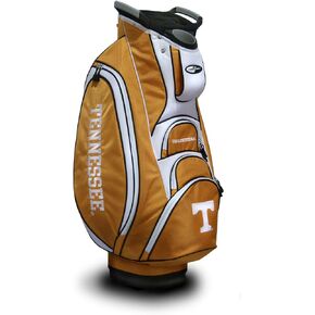 Team Golf NCAA Victory Golf Cart Bag, 10-Way Top with Integrated Dual Handle & External Putter Well, Cooler Pocket, Padded Strap, Umbrella Holder & Removable Rain Hood