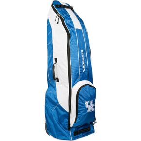 Team Golf NCAA Kentucky Wildcats Golf Travel Bag Travel Golf Bag, High-Impact Plastic Wheelbase, Smooth & Quite Transport, Includes Built-in Shoe Bag, Internal Padding, & ID Card Holder