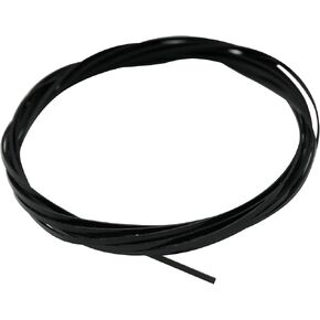 Musiclily 1650x1x0.5mm Plastic Binding Purfling Strip for Acoustic Classical Guitar, Black