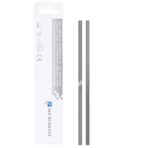 Dental Stainless Steel Polishing Strips - Dental Abrasive Stainless Steel Strips Dental Tooth File 4MM One Side Reusable Dental Care Tools（12pcs）