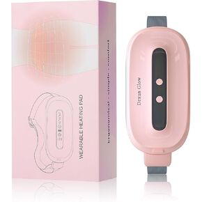 Heating Pad for Period Cramps, Portable Cordless Heating Pad with 3 Heat Levels and 3 Massage Modes, Menstrual Heating Pad for Women and Girl
