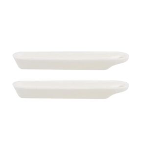 uxcell Corundum Alumina Crucible Boat 5ml Sample Holder Furnaces 99x18x12mm 2pcs