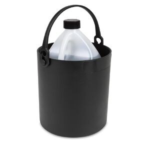 Safety Bottle Carrier, 1.5 Liter Capacity, Black