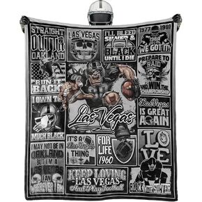 Philadelphia Blanket Football Fan Gifts for Men Women Football Style Throw Blanket Flannel Super Cozy Soft Living Room 60" x 50"