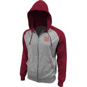 Icon Sports Soccer Hoodie Jacket – Official Men’s Lightweight Football Club Team Logo Full Zip Up Casual Training Adult Top