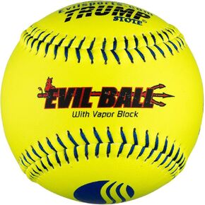 1 Dozen Evil Ball USSSA 12" Softballs - 40cor/.325 Compression (MP-Evil-CLAS-Y-2) Classic M