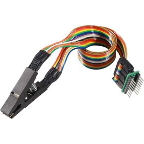 SOP16 IC Test Clip SOP SOIC 16 SOIC16 SOP Soic 16 Pin IC Flash Chip Test Clamp BIOS Programmer IC Clips Socket Adapter Sop16 to Dip16 for 25 Series Rt809F Tl866Cs Tl866A