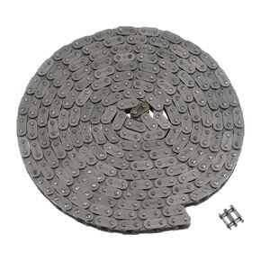 uxcell 06B Metric Standard Roller Chain, 10 Feet Carbon Steel Chains 3/8" Industrial Roller Chain Drive Chain for Motorcycle Bicycle Industrial Machinery -320 Links