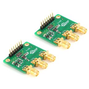 2Pcs Si5351A 3 Channel Clock Signal Generator Module 8KHz-160MHz I2C High Frequency Signal Generator Breakout Board Square Wave Frequency Generator Signal Generator 3-5VDC