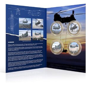 RAF Memorabilia Chinook Edition Complete Gold Coin Bundle Pack