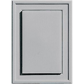 Builders Edge 130130001016 Raised Mini Mounting Block 016, Gray