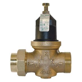Zurn - 1-NR3XLHRSC Wilkins Lead-Free FNPT Union x FNPT Sealed Cage SS Screw 15-150 psi Pressure Reducing Valve, 1