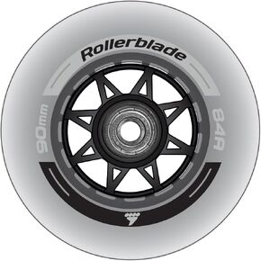 Rollerblade 90mm XT Wheelkit with SG9 Bearings, 8 Pack