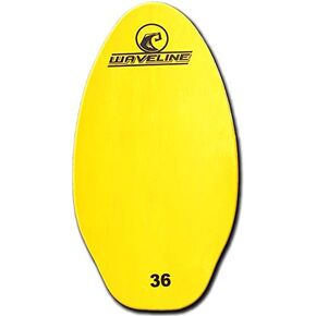 Waveline Wood Skimboard - Bright Neon Color Skim Boards