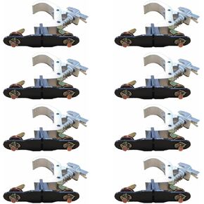JUNMAN Stage Light Clamps Foldable Infinite Rotation Hooks for DJ Disco stage Lights 8pcs Pack