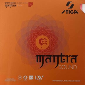 STIGA Mantra Sound Table Tennis Rubber | Medium Hard Professional Table Tennis Sheet for Maximum Speed & Control - Made in Japan
