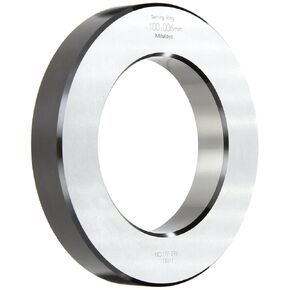 Mitutoyo 177-296 Setting Ring, 100mm Size, 25mm Width, 160mm Outside Diameter, +/-1.5Micrometer Accuracy