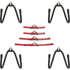 YYST Sword Display Rack Sword Wall Mount Sword Wall Rack Sword Holder 4/PK – No Sword