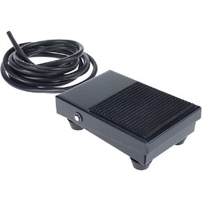مفتاح قدم عالي التحمل، مفتاح دواسة قدم مؤقت 250VAC 10A SPDT 1NO 1NC مع كابل 6 أقدام للتحكم في آلة النجارة in Kuwait