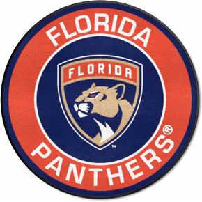 FANMATS 18873 Florida Panthers Roundel Rug - 27in. Diameter