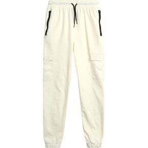 Quad Seven Boys' Sweatpants - Active French Terry Cargo Jogger Pants - Sweatpants with Pockets (8-16)