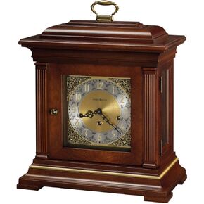 Howard Miller Melvindale Mantel Clock II 549-581 – Windsor Cherry with Key-Wound, Triple-Chime Movement