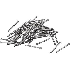 uxcell Finishing Nails 150pcs 30mm 1-3/16 Inch Hand-Drive Hardware Carbon Steel Nail Lost Head Nails
