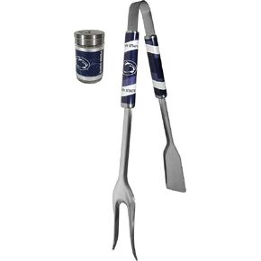 Siskiyou Sports NCAA Penn State Nittany Lions Unisex 3 in 1 BBQ Tool and Salt & Pepper Shaker, Team Colors, One Size