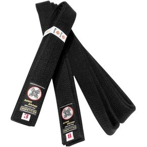 Ronin Deluxe Cotton Black Belt for Karate, Judo, Tae Kwon Do, Aikido, Jujitsu Martial Arts