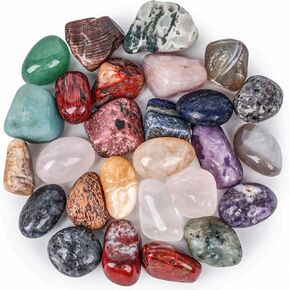 FUTUREPLUSX 1LB أحجار الكوارتز متنوعة، الصخور الطبيعية هبطت الأحجار الكريمة 1-1.2 بوصة رقائق هبطت لتزيين المنزل المزهريات ريكي التأمل in Kuwait