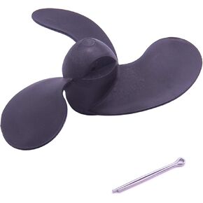F6 309-64106-0 309641060M Plastic Propeller for Tohatsu for Nissan 2.5HP 3.5HP / 48-815083A01 for Mercury Mariner 3.3HP / 5040021 05040021 for Evinrude Johnson OMC BRP 3.3HP Outboard Motor, 7.4 Dia,