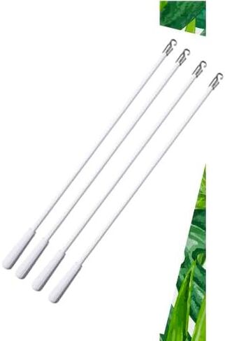 4 Pcs Fiberglass Blind Wand Replacement with Hook Horizontal Window Blinds Curtain Accessories Blinds Stick Window Curtain Hook Blind Replacement Part for Windows Shades Accessory White (24 Inch) in Saudi Arabia
