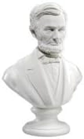 3" CIVIL WAR PRESIDENT ABE ABRAHAM LINCOLN MINI WHITE BUST in Saudi Arabia