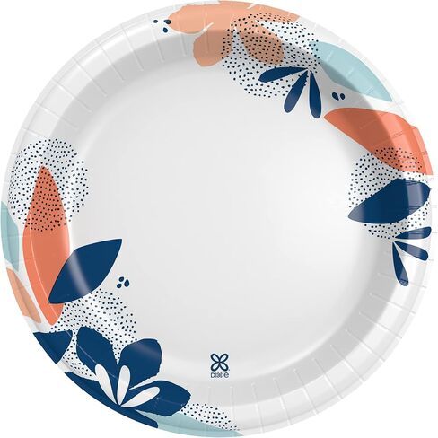 Dixie Large Paper Plates, 10 Inch, 86 Count, 2X Stronger*, Microwave-Safe, Soak-Proof, Cut Resistant, Disposable Plates For Everyday Breakfast, Lunch, & Dinner Meals in Saudi Arabia