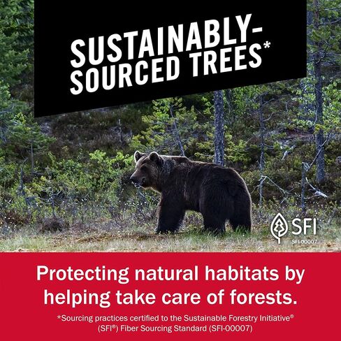 مناشف ورقية مربعة الشكل، 2 لفات مزدوجة = 4 لفات عادية، 3 أحجام للملاءات (ربع، نصف، كامل)، قوة لجميع الفوضى، والتنظيف، وإعداد الوجبات in Kuwait