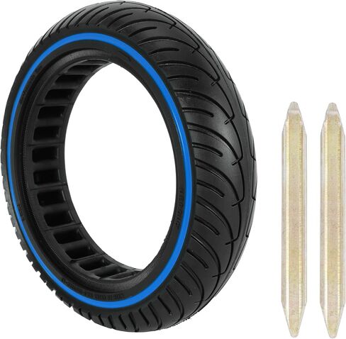 RUTU 8.5x2 Inch Solid Tire for Xiaomi m365 Electric Scooter for m365 pro/gotrax gxl V2/gotrax XR, 50/75-6.1 Scooter Wheels 8 1/2'' Front or Rear Replacement Solid Tires, Red 2 Pack in Saudi Arabia