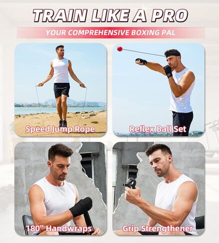 Prorobust Punching Bag for Adults, 4ft PU Heavy Boxing Bag Set with 12 oz Gloves 180-inch Hand Wraps Suitable for MMA Karate Kickboxing Boxing Trainging - Unfilled in Kuwait