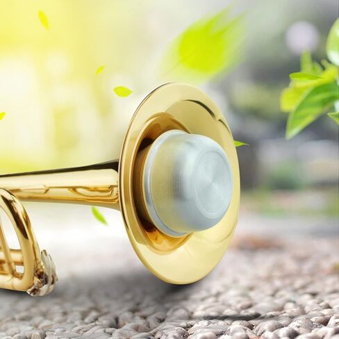 كتم صوت البوق المستقيم، كاتم صوت بوق عملي متين، صوت واضح من سبائك الألومنيوم للتدريب أو الإحماء بهدوء في المنزل واللعب في الداخل in Kuwait