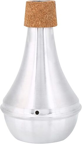 كتم صوت البوق المستقيم، كاتم صوت بوق عملي متين، صوت واضح من سبائك الألومنيوم للتدريب أو الإحماء بهدوء في المنزل واللعب في الداخل in Kuwait