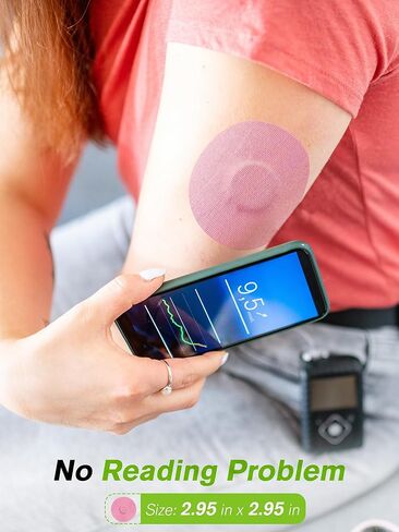 20 عبوة من رقعات لاصقة لـ Libre 1/2، أغطية مستشعر Libre 1/2 مقاومة للماء، شريط لاصق قوي للبقاء لمدة 10-14 يومًا، حزمة خلفية مقطوعة مسبقًا بدون غراء في المنتصف (وردي) in Kuwait