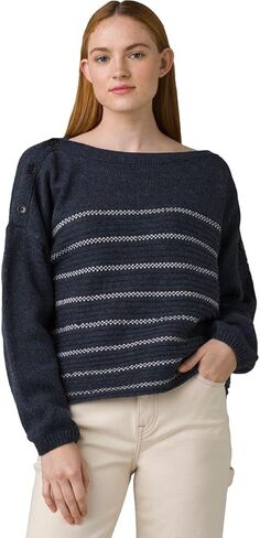 prAna Phono Sweater Nautical LG (Women's 10-12) in Saudi Arabia